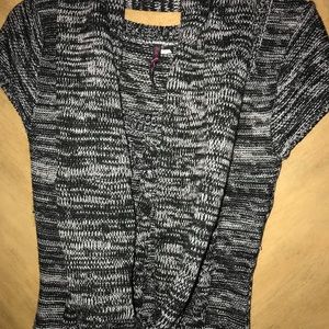 Short sleeve sweater dress